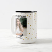 Custom Photo Happy Birthday Mug for Women (Devant gauche)