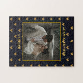 Custom Photo Hearts Background Legpuzzel (Horizontaal)