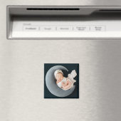 Custom photo keepsake precious baby magneet (Insitu (Vaatwasser))