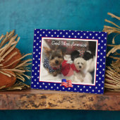 Custom Photo Lijst USA American Flag Patriotic Fun Fotoplaat (Zijkant)