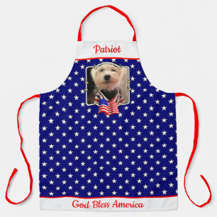 Custom Photo Lijst USA American Flag Patriotic Fun Schort