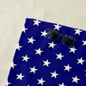 Custom Photo Lijst USA American Flag Patriotic Fun Strandlaken (In situ)