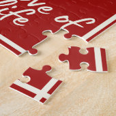 Custom Photo Love Valentine's Jigsaw Puzzle (Côté)