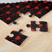 Custom Photo Love Valentine's Jigsaw Puzzle (Côté)