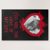 Custom Photo Love Valentine's Jigsaw Puzzle (Horizontal)