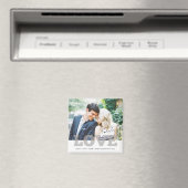 Custom Photo Love Wedding Favor Magneet (Insitu (Vaatwasser))