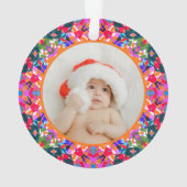Custom Photo Merry Christmas Modern Colorful (dos)