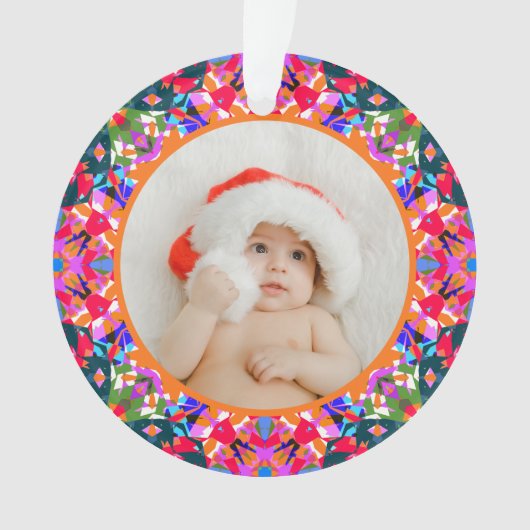 Custom Photo Merry Christmas Modern Colorful (devant)
