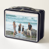 Custom Photo Metal Lunch Box with Personalized Des (Devant)