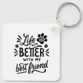 Custom Photo Metal Sleutelhanger (Achterkant)