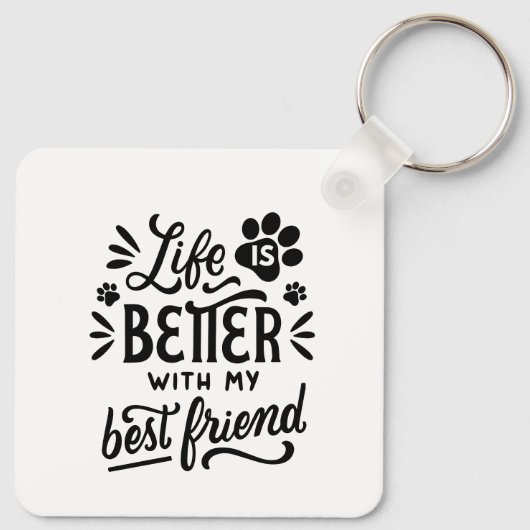 Custom Photo Metal Sleutelhanger (Achterkant)