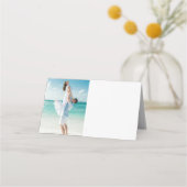 Custom Photo Modern Beach Wedding (Voorkant)