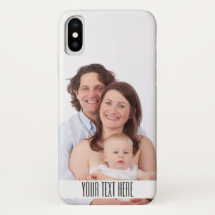 Custom Photo Monogram iPhone X Hoesje