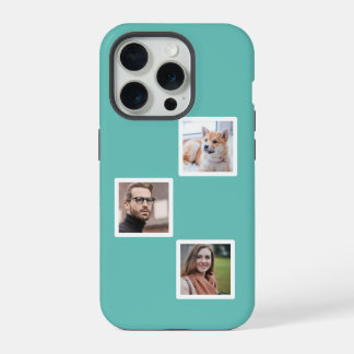 Custom Photo Monogram iPhone 15 Pro Hoesje