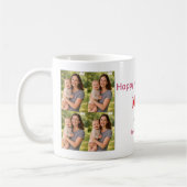Custom photo Mothers Day Mug (Gauche)
