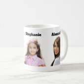 Custom Photo Mug 3 Photo Face Cutout (Devant droit)
