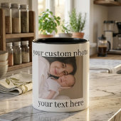 Custom Photo Mug Personalized Gift with Text