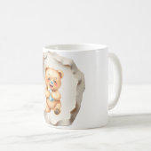 Custom Photo Mug with Modern Abstract Background (Devant droit)