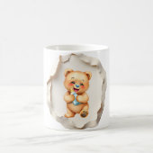 Custom Photo Mug with Modern Abstract Background (Centre)