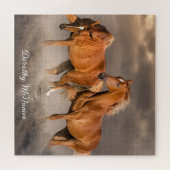 Custom Photo & Name Jigsaw Puzzle Gift (Horizontal)