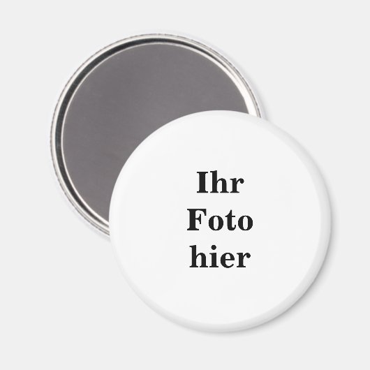Custom photo name personalized Magnet (Recto/Verso)