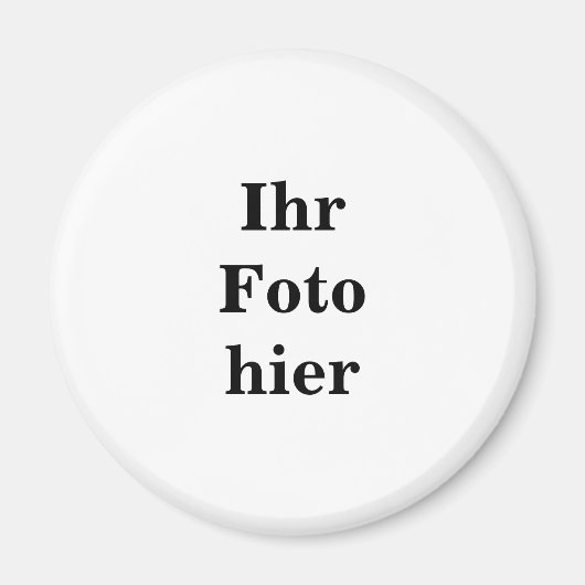 Custom photo name personalized Magnet (Devant)