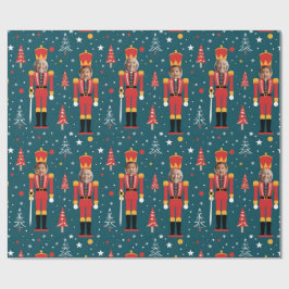 custom photo nutcracker Wrapping Paper - 2 images Cadeaupapier