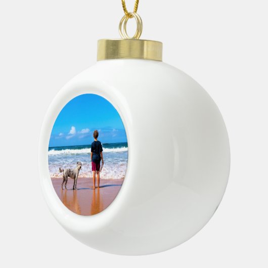 Custom Photo Ornament Maak je eigen ontwerp (Rechts)