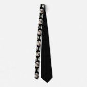 Custom Photo Pattern Wedding Tie, Personalised Stropdas (Achterkant)