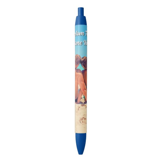 Custom Photo Pen Personalized Text (Voorkant Verticaal)
