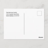 Custom Photo Personalized Picture Briefkaart (Achterkant)