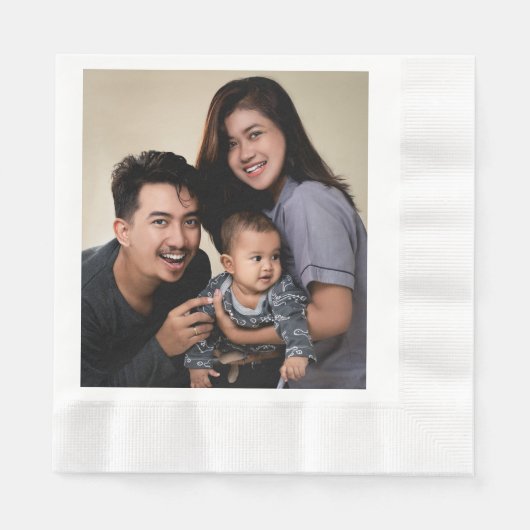 Custom Photo Personalized Servet (Voorkant)