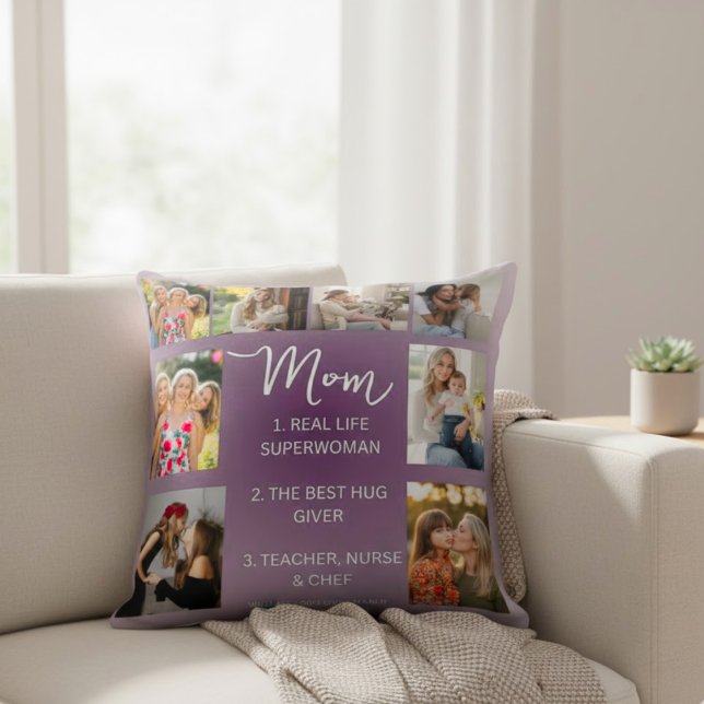 Custom Photo Pillow with Meaningful Mothers Quotes Kussen (Creator heeft geüpload)