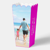 Custom Photo Popcorn Boxes Personalized Text Name Bedankdoosjes (Achterkant)
