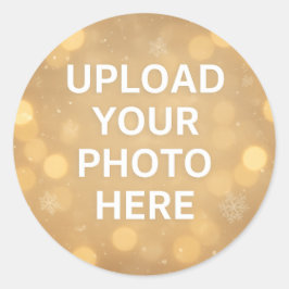 Custom Photo Ronde Sticker