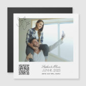 Custom Photo Save the Date Wedding magnet (Devant / Derrière)