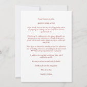 Custom Photo Script Cut Paper Effect Wedding (Achterkant)