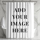 Custom Photo Shower Curtain Add Your Text Bathroom Douchegordijn