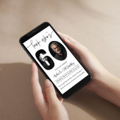 Custom Photo Sixty Birthday Invitation For Adults