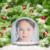 CUSTOM PHOTO SNOW GLOBE (Noël)