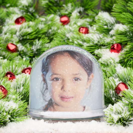 CUSTOM PHOTO SNOW GLOBE (Noël)