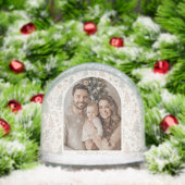 Custom Photo Snow Globe – Holiday Keepsake (Noël)