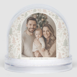 Custom Photo Snow Globe – Holiday Keepsake Sneeuwbol