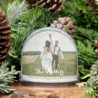Custom Photo Snow Globe – Personalized Family Gift Sneeuwbol