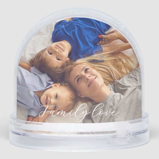 Custom Photo Snow Globe – Personalized Gift (Arrière)