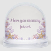 Custom Photo Snow Globe – Personalized Gift (Arrière)