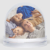 Custom Photo Snow Globe – Personalized Gift Sneeuwbol (Voorkant)