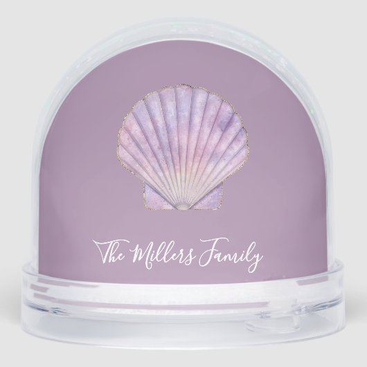 Custom Photo Snow Globe shells– Personalized Gift (Arrière)