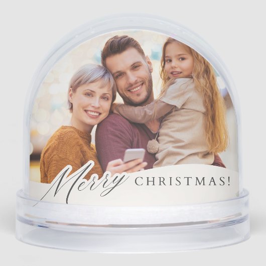 Custom Photo Snow Globe Sneeuwbol (Voorkant)