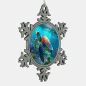 Custom Photo Snowflake Framed Ornament for Holiday (Links)